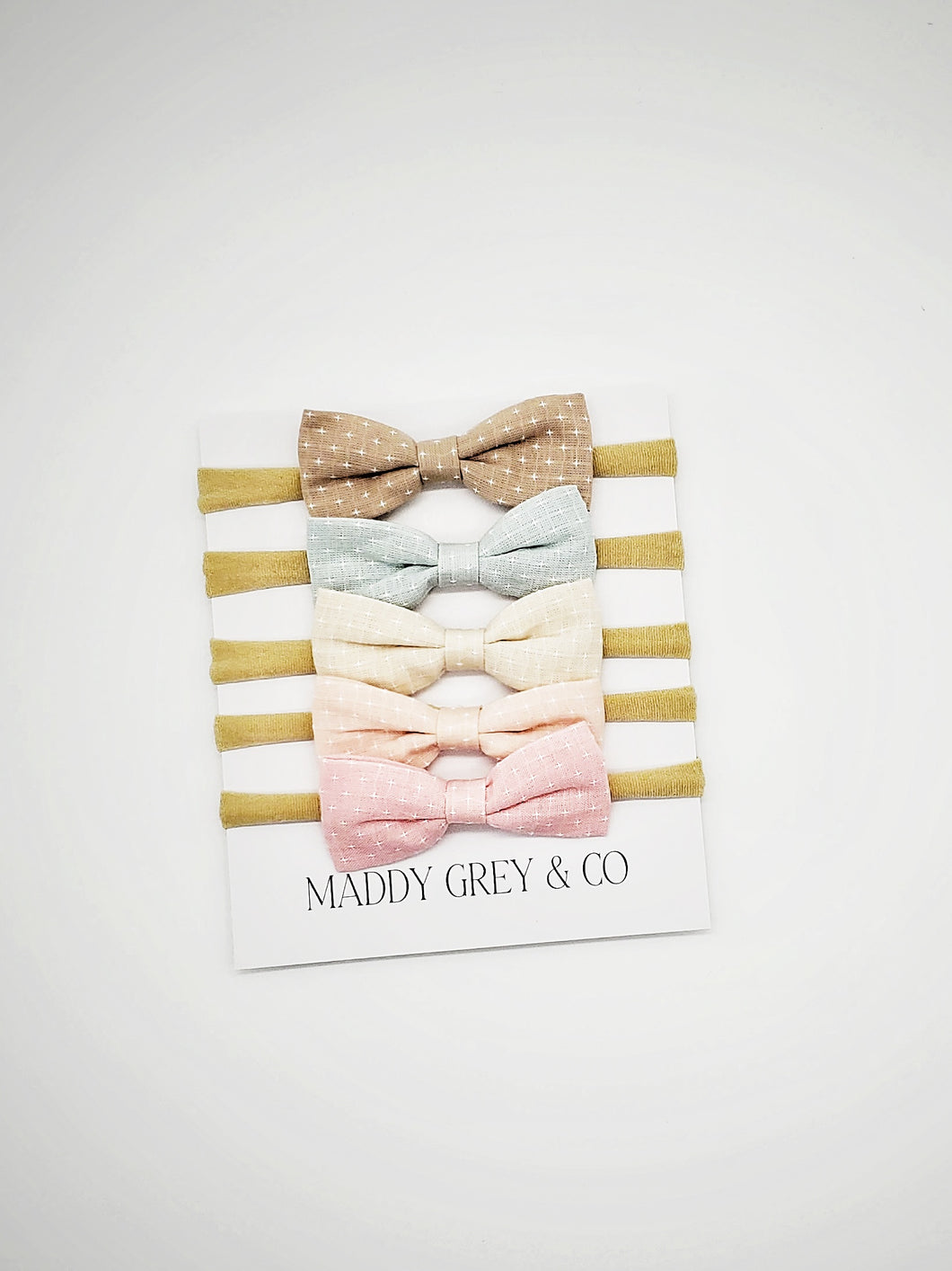 Maddy Grey Assortment of Bows