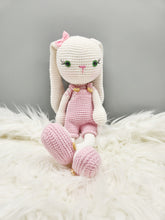 Load image into Gallery viewer, Handmade Crochet Pink Bunny Gift Box
