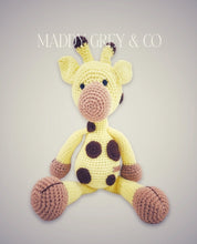 Load image into Gallery viewer, Handmade Crochet Giraffe Gift Box
